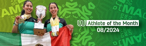 Mexican racquetball stars Herrera and Mejía named Athletes of the Month for August 2024