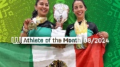 Mexican racquetball stars Herrera and Mejía named Athletes of the Month for August 2024