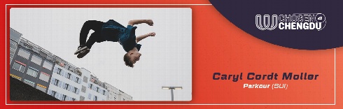 Caryl Cordt-Moller (SUI): Top Achiever in the ‘freedom sport’ Parkour 